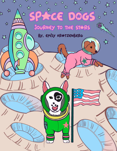 Children&#39;s book Space Dogs